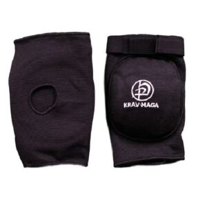 Krav Maga Black Deluxe Padded Elbow Pads – Adjustable Strap