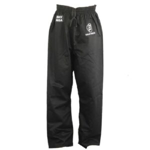 Krav Maga Combat Cotton Trousers – Plain Black